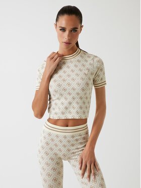 Guess Guess T-särk V5BP07 K2000 Beež Slim Fit