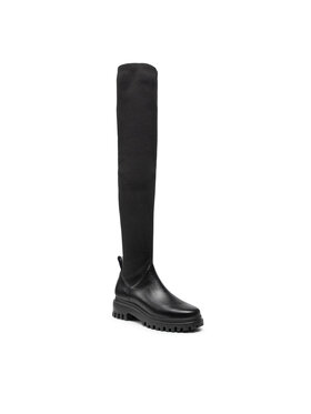 Tommy Jeans Tommy Jeans Cizme lungi muschetar Over The Knee Substainable Boot EN0EN01637 Negru