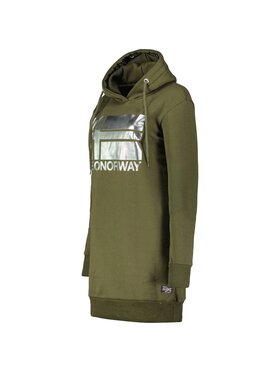 Geographical Norway Geographical Norway Tunika WW4562F/GNO-KAKI Zielony Regular Fit