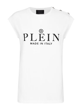 PHILIPP PLEIN PHILIPP PLEIN T-Shirt 1439 Biały Regular Fit