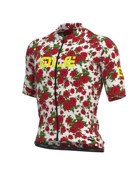 Alé Cycling Alé Cycling Koszulka rowerowa PR-R Roses Czerwony Fitted Fit