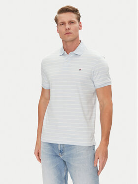 Tommy Hilfiger Tommy Hilfiger Polo MW0MW39994 Gaiši zils Regular Fit