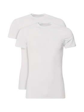 Resteröds Resteröds Set 2 majice 27040 2 Bijela Slim Fit