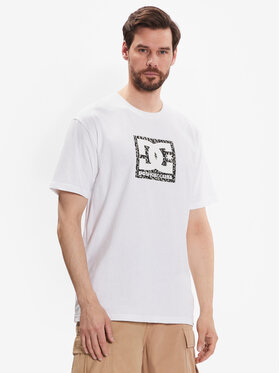 DC DC Póló Square Star Fill ADYZT04987 Fehér Regular Fit