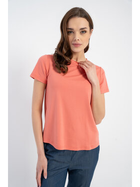 CLICK CLICK Bluzka 72-009 Koralowy Loose Fit