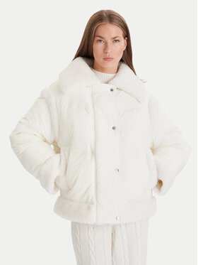 BOSS BOSS Geacă de iarnă C_Pajuna 50548173 Écru Relaxed Fit