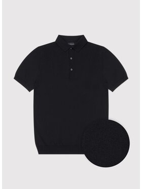 Pako Lorente Pako Lorente Polo P25SF-TX-010 Czarny Classic Fit