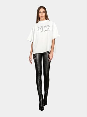 MADE BY SOCIETY MADE BY SOCIETY T-Shirt Maison Identity - T27986 Biały Basic Fit