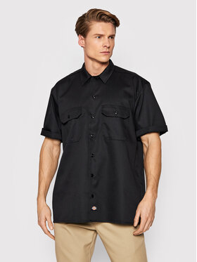 Dickies Dickies Koszula Work DK0A4XK7BLK Czarny Relaxed Fit