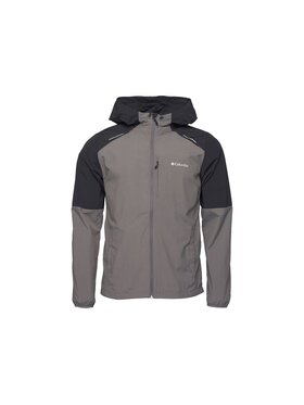 Columbia Columbia Kurtka softshell Tech Nylon Hoodie 2119833023 Szary Regular Fit