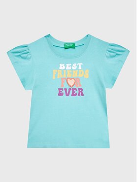 United Colors Of Benetton United Colors Of Benetton Футболка 3096G107Z Зелений Regular Fit