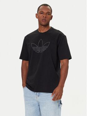 adidas adidas T-Shirt Studded JY2806 Czarny Loose Fit