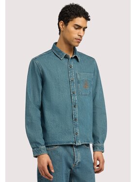 Trussardi Trussardi Koszula 54038100024N0DK Turkusowy Regular Fit