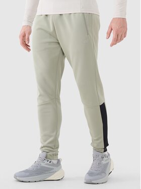 4F 4F Pantaloni di tessuto 4FWSS25TFTRM0836-44S Verde Regular Fit