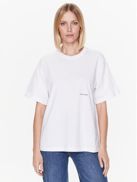 Trussardi Trussardi T-Shirt 56T00559 Biały Regular Fit