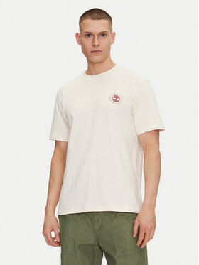 Timberland Timberland Marškinėliai TB0A6DPD Smėlio Regular Fit
