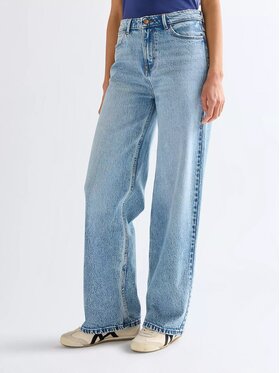 Wrangler Wrangler Jeansy Loose Straight Niebieski Loose Fit