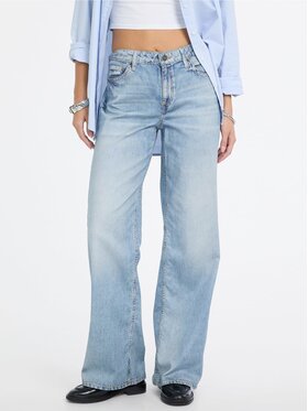 Guess Jeans Guess Jeans Jeansy 179921 Modrá Relaxed Fit