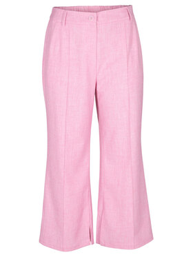 Zizzi Zizzi Riidest püksid M90007B Roosa Regular Fit