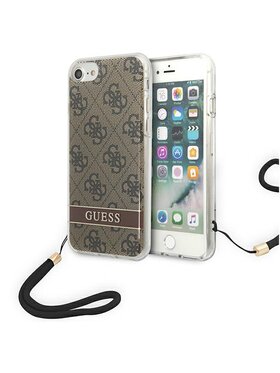 Guess Guess Etui na telefon iPhone 7/8/SE 2020 Brązowy