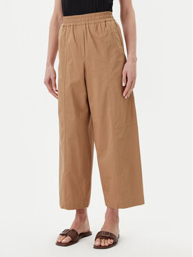 Weekend Max Mara Weekend Max Mara Pantaloni di tessuto Milva 2515131092 Marrone Relaxed Fit