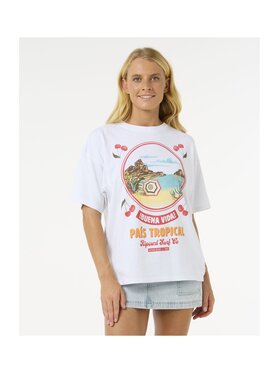 Rip Curl Rip Curl T-Shirt Cove Heritage Tee Biały Heritage Fit