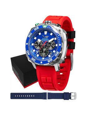 Vostok Europe Vostok Europe Zegarek VK67-650A720SR Czerwony