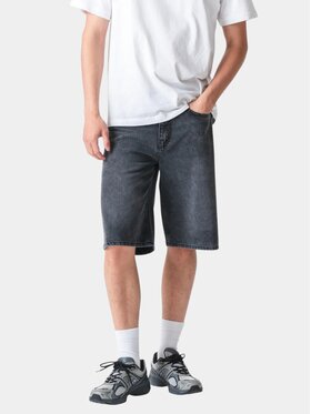 TeeShoppen TeeShoppen Szorty jeansowe 'Basic Collection' Czarny Regular Fit