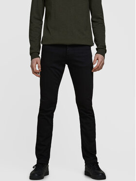 Jack & Jones Jack & Jones Džínsy Glenn Felix 12113450 Čierna Slim Fit