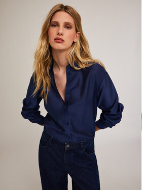 Motivi Motivi Camicia 5392W100455N034 Blu Regular Fit