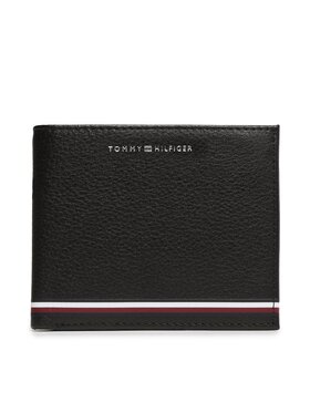Tommy Hilfiger Tommy Hilfiger Didelė Vyriška Piniginė Th Central Extra Cc And Coin AM0AM11260 Juoda