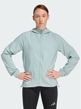 adidas adidas Kurtka do biegania 158797 Zielony Regular Fit