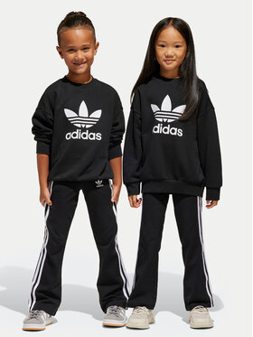 adidas adidas Σετ φούτερ και κολάν JC7873 Μαύρο Flared Fit