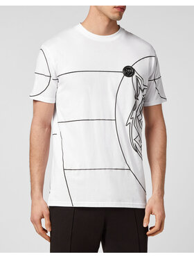 Plein Sport Plein Sport T-Shirt 823 Biały Regular Fit