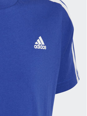 Adidas Majica Essentials 3-Stripes Cotton T-Shirt IC0604 Modra Regular Fit