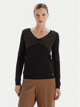 Artigli Artigli Sweter ACMA002723 Czarny Regular Fit