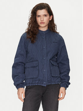 Mustang Mustang Τζιν μπουφάν Belva 1016132 Μπλε Relaxed Fit