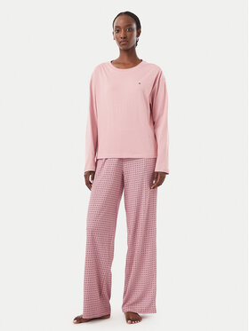 Tommy Hilfiger Tommy Hilfiger Pijama UW0UW06600 Roz Regular Fit