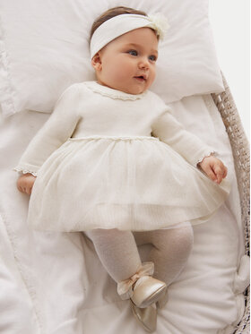 Mayoral Mayoral Rochie elegantă 2806 Écru Regular Fit