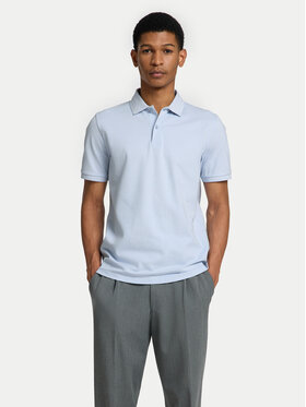 Selected Homme Selected Homme Tricou polo 16095851 Albastru celest Slim Fit