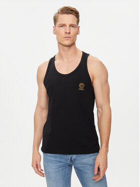 Versace Versace Tank top Medusa AUU01012 Crna Regular Fit