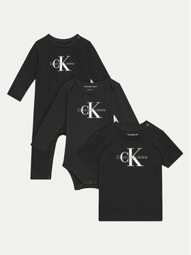 Calvin Klein Jeans Calvin Klein Jeans Completo da bambino Monlogo Essentials Giftpack IN0IN00212 Nero Regular Fit