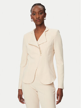 Rinascimento Rinascimento Marynarka CFC0127901003 Beżowy Slim Fit