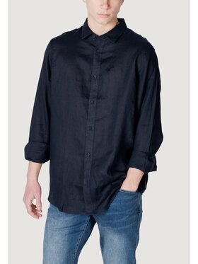 Armani Exchange Armani Exchange Koszula XM001221 AF14619 Niebieski Long Fit