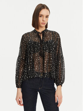 ONLY ONLY Bluzka Aida 15283695 Czarny Loose Fit