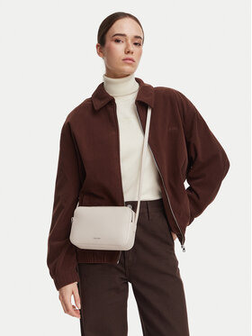 Calvin Klein Calvin Klein Handtasche Foil Logo Elongated Camera Bag LV04F3276G Creme