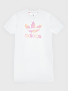 adidas adidas Повсякденна сукня Graphic Logo HK2935 Білий Relaxed Fit