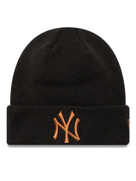 New Era New Era Căciulă New York Yankees League Essential Cuff Knit Beanie 60580722 Negru