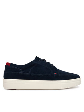 Tommy Hilfiger Tommy Hilfiger Sneakersy Hilfiger Light Hybrid Suede Shoe FM0FM05788 Tmavomodrá