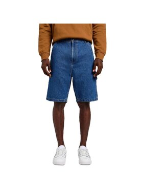 Lee Lee Szorty jeansowe Carpenter Short Niebieski Relaxed Fit